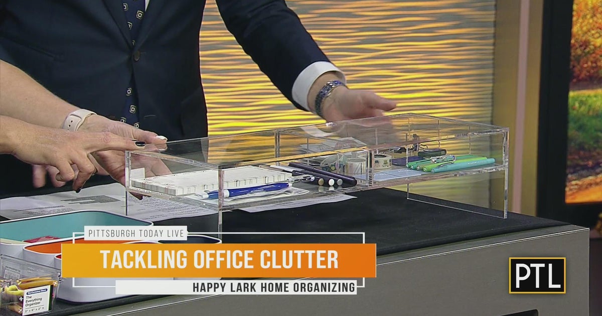 Organizing the clutter at home and in the office - CBS Pittsburgh