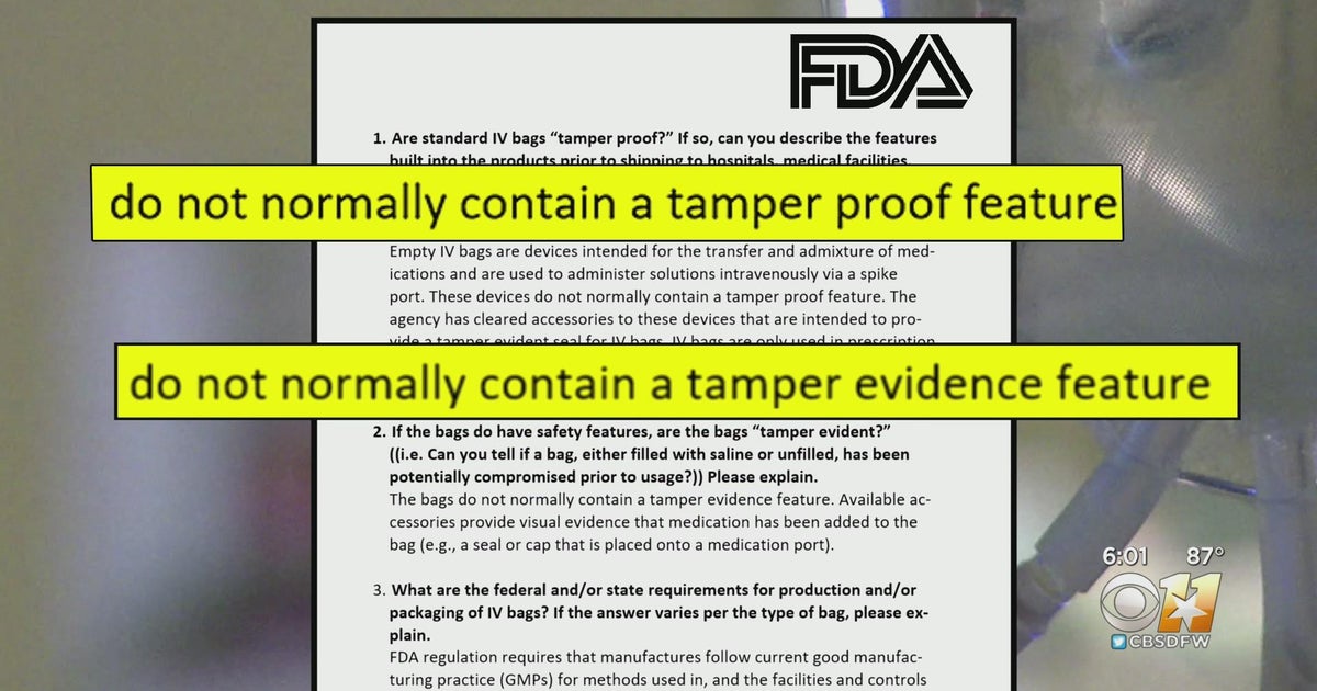 What's the difference between tamper proof and tamper evident? CBS Texas