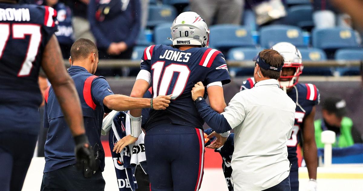 Patriots QB Mac Jones injury news: ESPN reports high ankle sprain