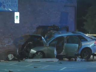 Chicago car crash today: Surveillance camera captures moments before car  split in half after 59th and Pulaski collision - ABC7 Chicago