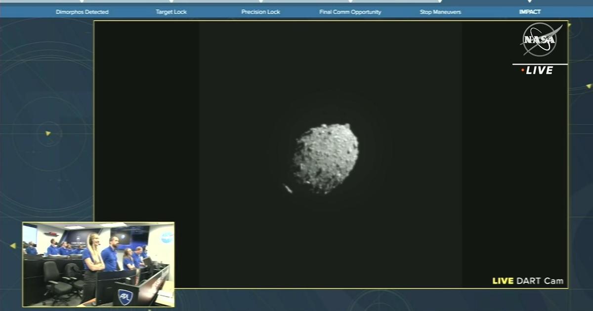 NASA slams spacecraft into asteroid for planetary defense test - CBS ...