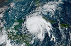 Hurricane Ian is seen in a satellite image at 9:10 a.m. ET on Sept. 26, 2022. 