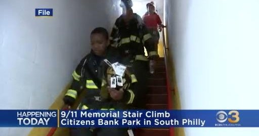 9/11 memorial stair climb to take place in South Philly - CBS Philadelphia