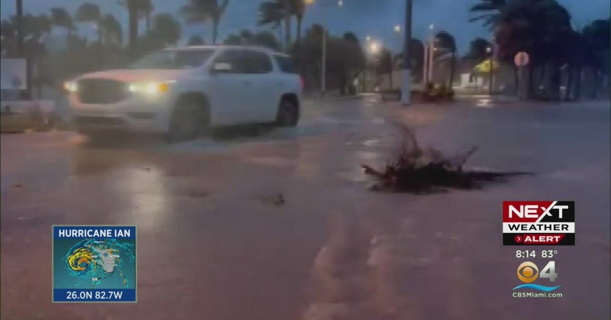 Key West conditions improving after day of Hurricane Ian's rain, wind