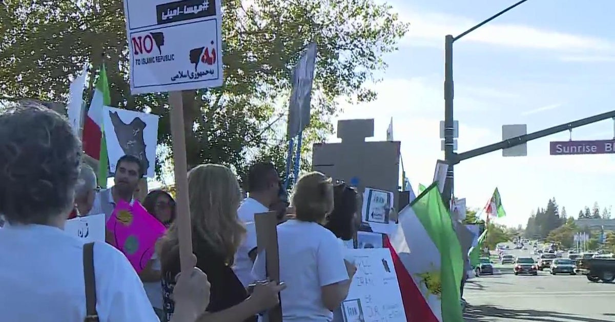 Citrus Heights community leaders and activists gathered to support Iranian people