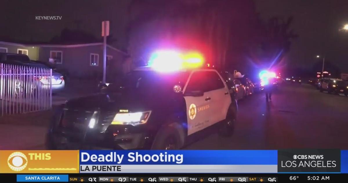 Man killed, woman injured in shooting at house party in La Puente - CBS ...