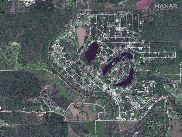 Holiday Lakes, Texas before catastrophic flooding 