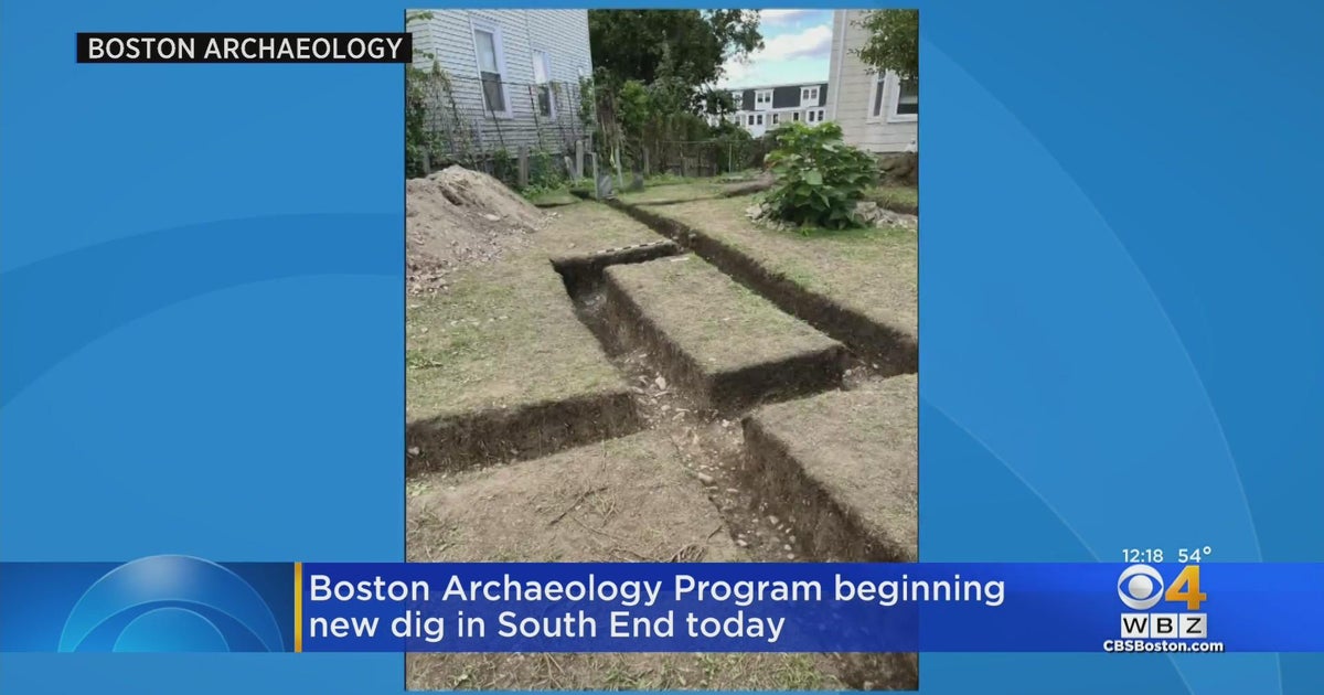 Boston Archaeology Program begins dig in South End - CBS Boston