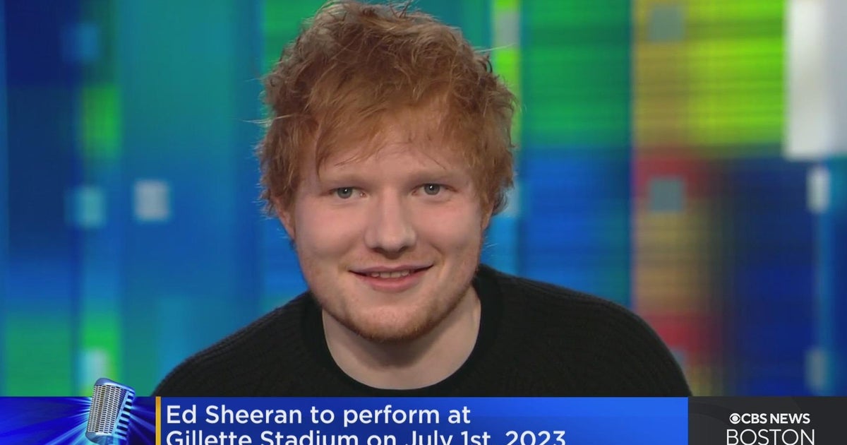 Ed Sheeran coming to Gillette Stadium on 2023 tour - CBS Boston