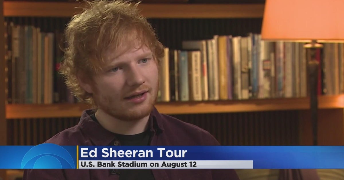 Ed Sheeran coming to U.S. Bank Stadium next summer - CBS Minnesota