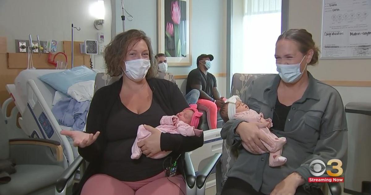 The Cape May County sisters give birth to daughters on the same day