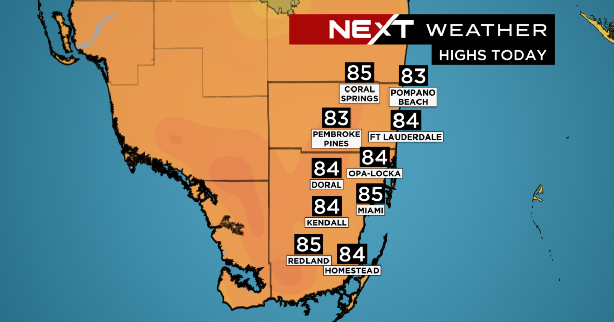 Miami Weather Mostly sunny, King Tide coastal flooding possible CBS