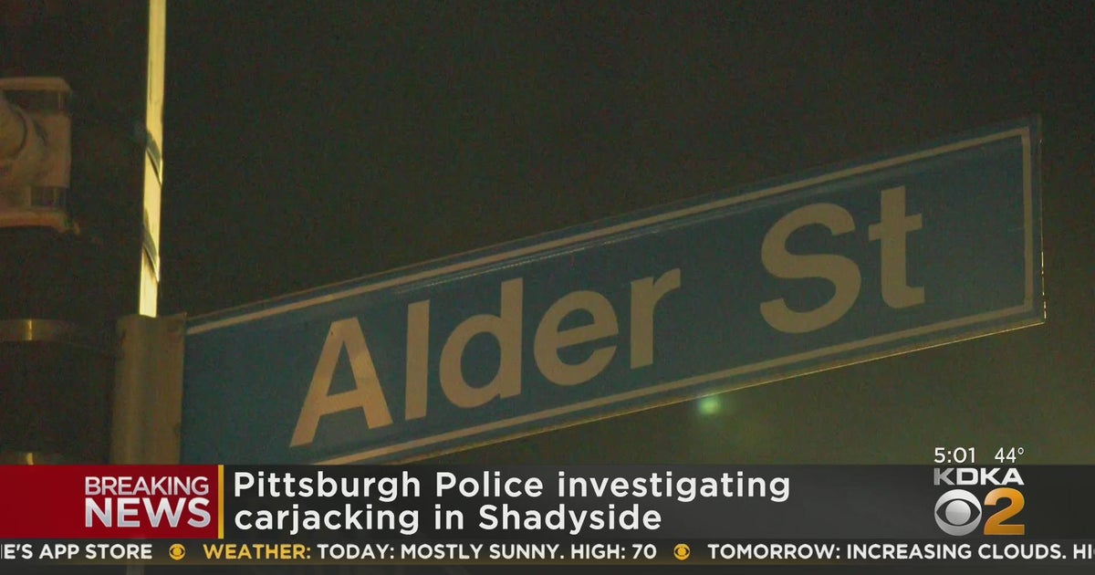 Police investigate carjacking in Shadyside - CBS Pittsburgh