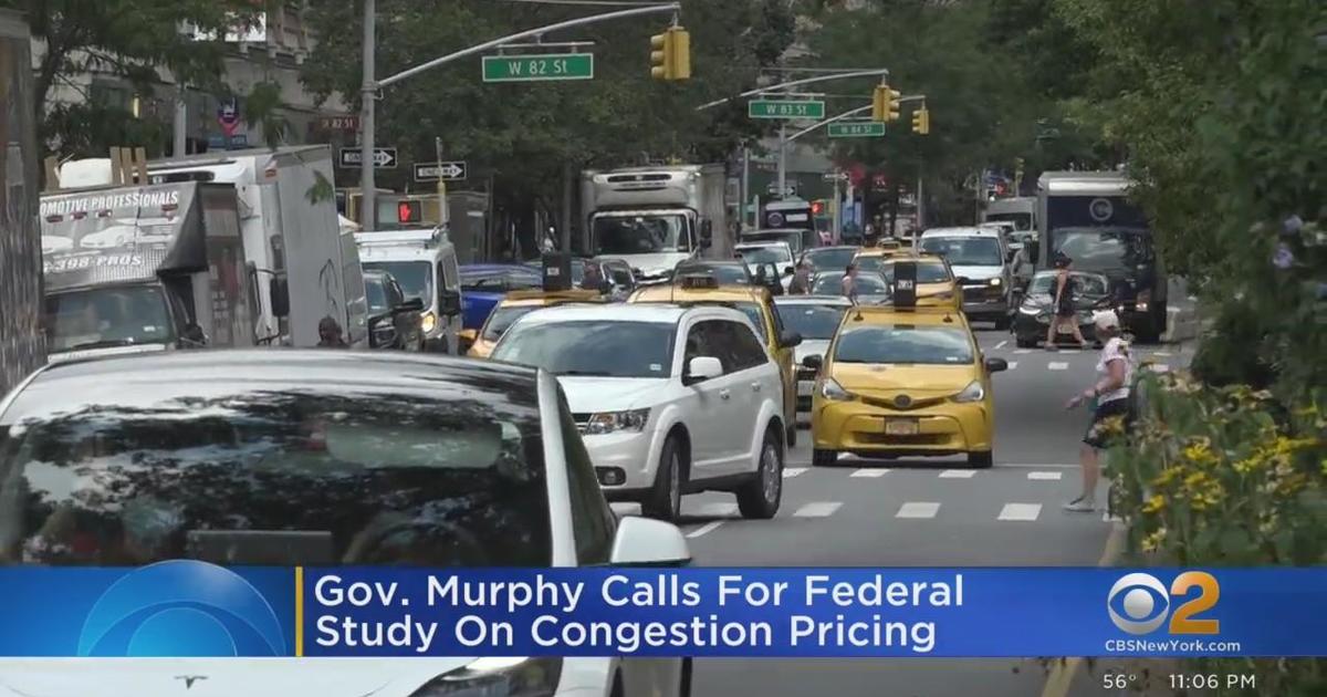 Gov. Murphy Calls For Federal Study On Congestion Pricing - CBS New York