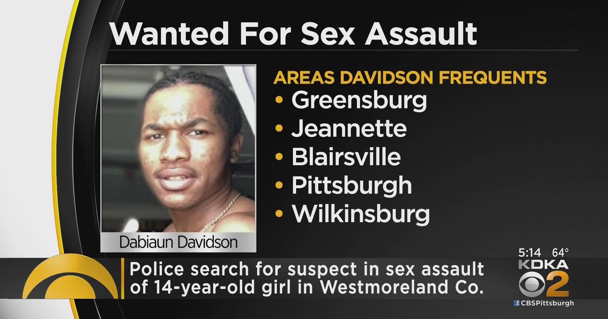 Greensburg police seek man accused in rape of 14-year-old girl - CBS Pittsburgh
