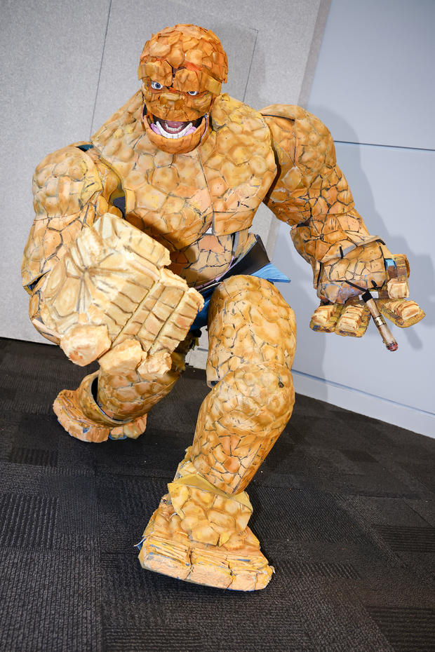A The Thing cosplayer poses during New York Comic Con 2022 on October 06, 2022 in New York City. 