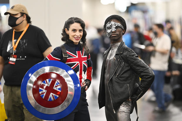 Captain Carter poses during New York Comic Con 2022 on October 06, 2022 in New York City. 