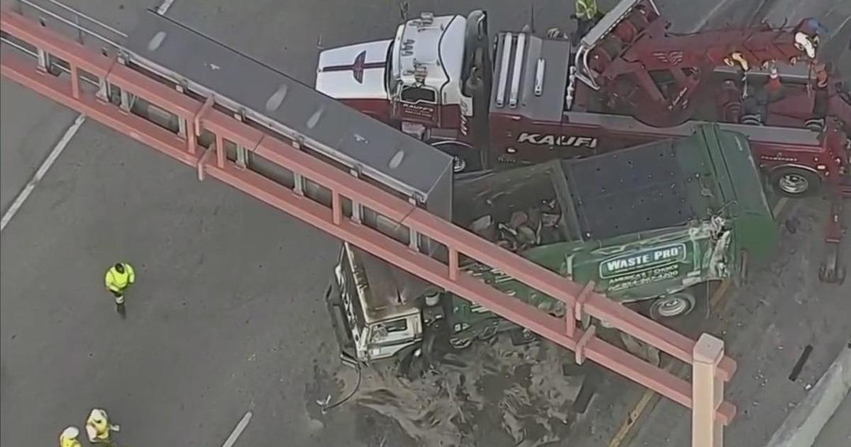 Dump truck rollover brings about lane closures on Gratigny Expressway in Hialeah