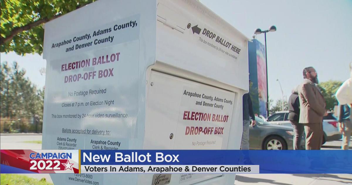 New Ballot Box Good For 3 Counties: Denver, Arapahoe And Adams - Cbs 