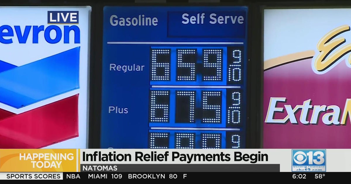 Inflation relief payments start going out Friday CBS Sacramento
