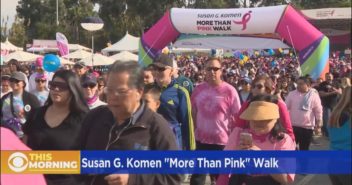 Susan G. Komen breast cancer awareness walk returns after pandemic