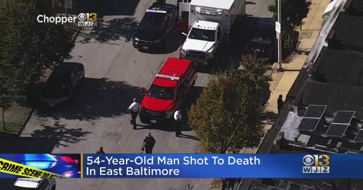 54-year-old man killed in shooting in East Baltimore - CBS Baltimore