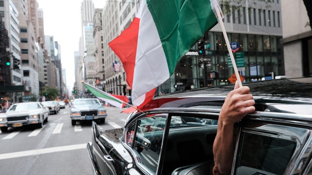 Columbus Day Parade Returns To New York's Fifth Avenue 