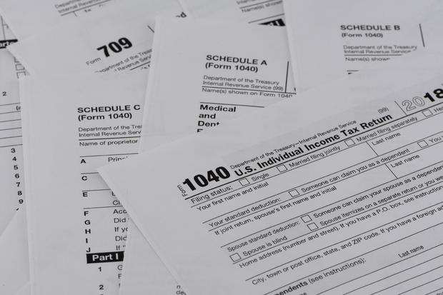 United States Internal Revenue Tax Return Forms 