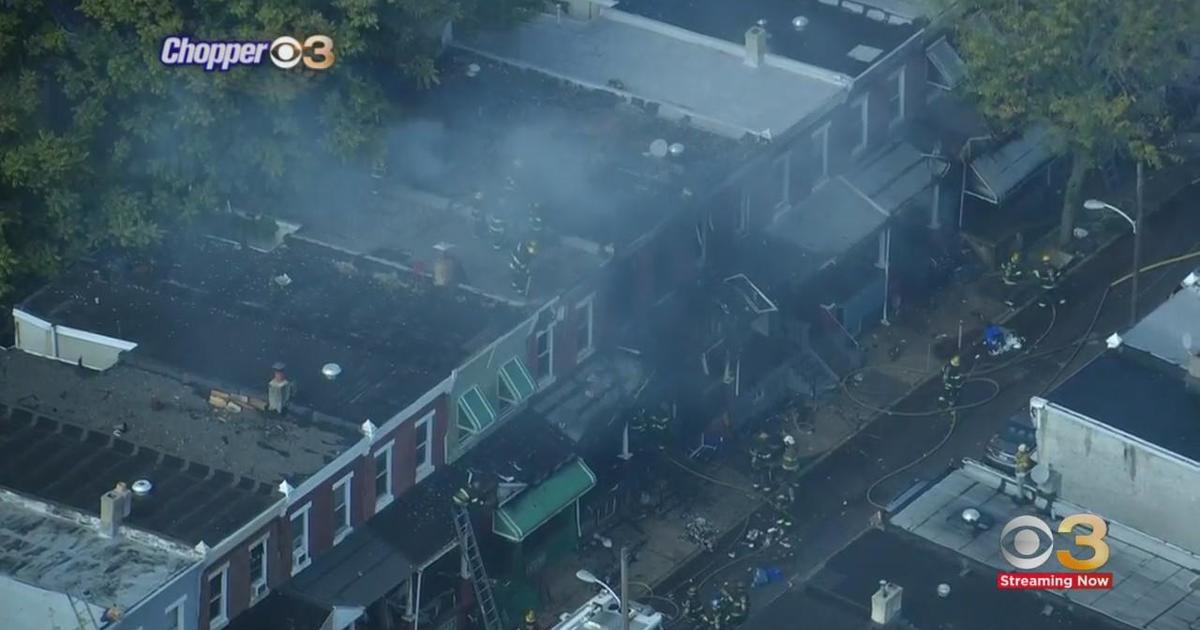 Fire Breaks Out At Row Home In West Philadelphia - CBS Philadelphia