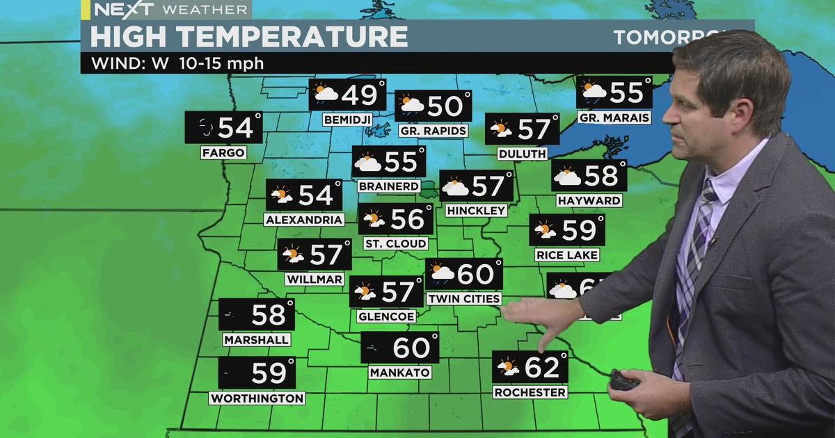 NEXT Weather: 9 a.m. weather report - CBS Minnesota