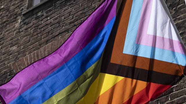 Pride Progress Flag In London 