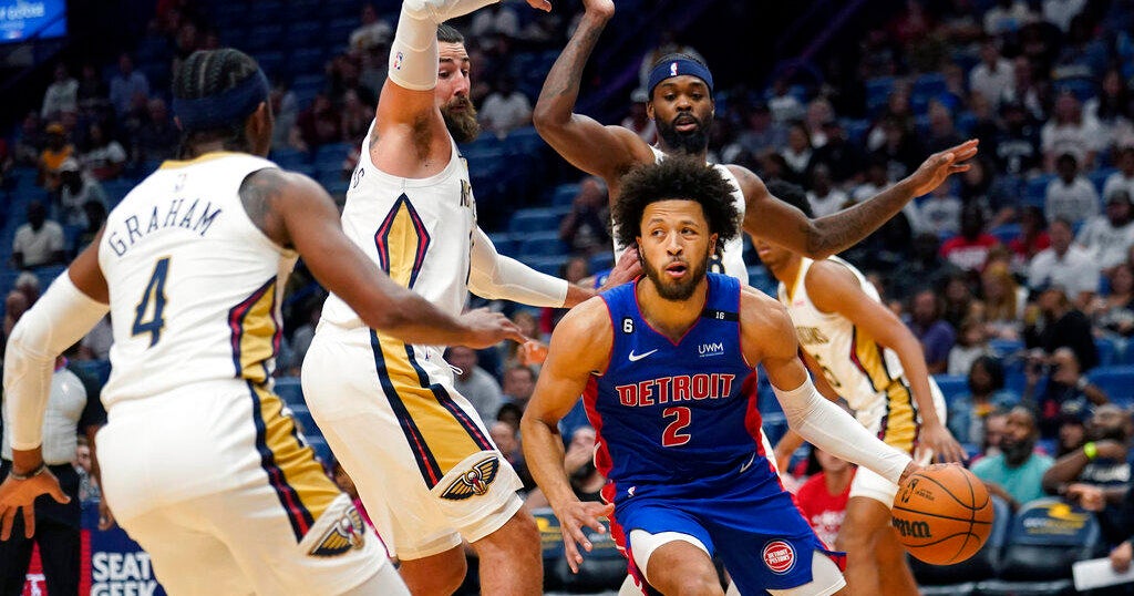 Pistons begin 202223 season at Little Caesars Arena CBS Detroit