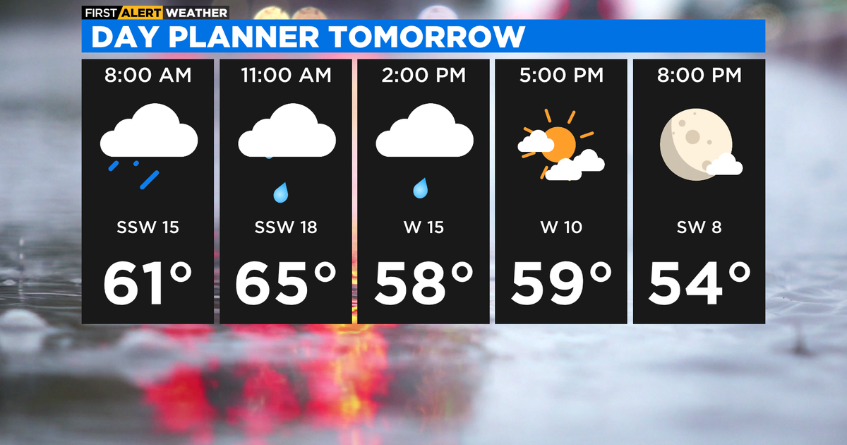 Chicago First Alert Weather: A wet Wednesday ahead - CBS Chicago