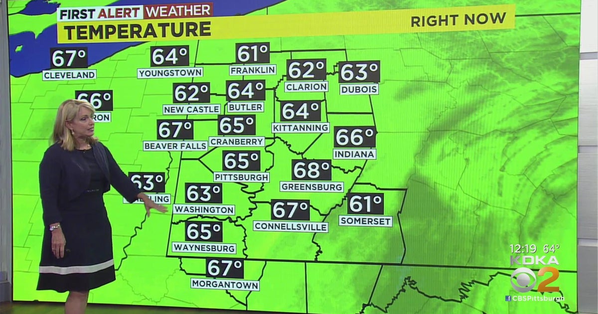 KDKA-TV Afternoon Forecast (10/12) - CBS Pittsburgh