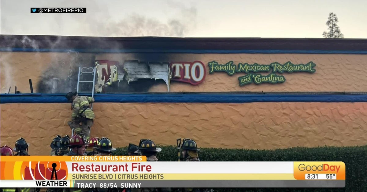 Citrus Heights restaurant El Tapatio damaged in fire CBS Sacramento