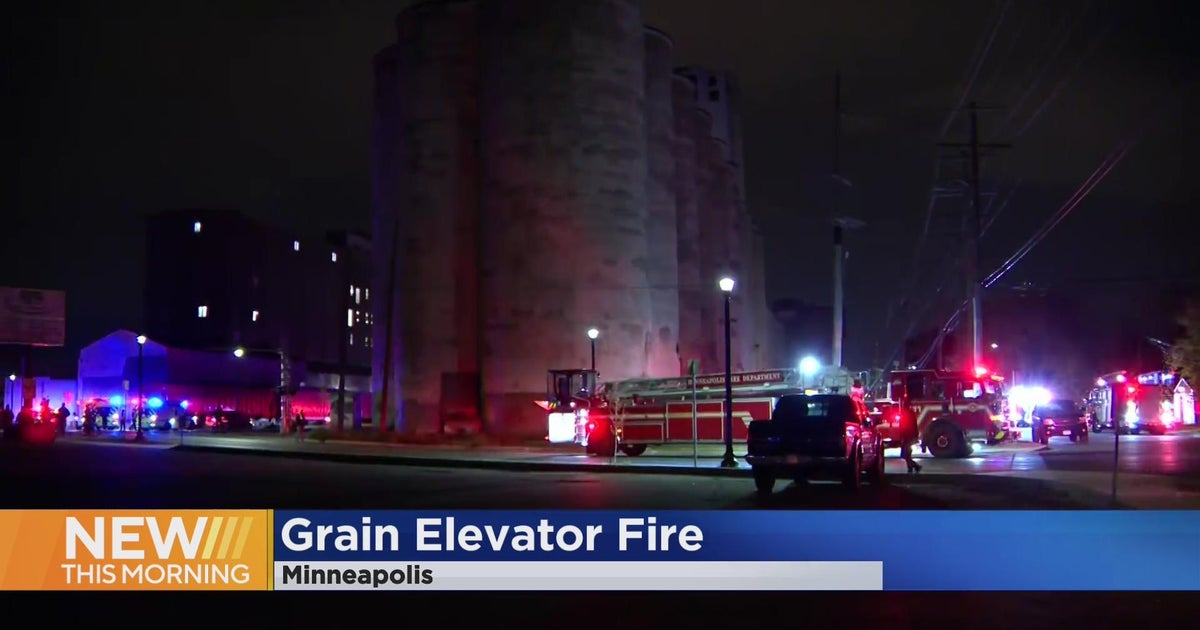 Crews extinguish grain elevator fire in south Minneapolis CBS Minnesota