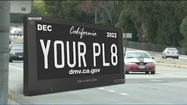 Digital License Plates Roll Out In California : The Two-Way : NPR