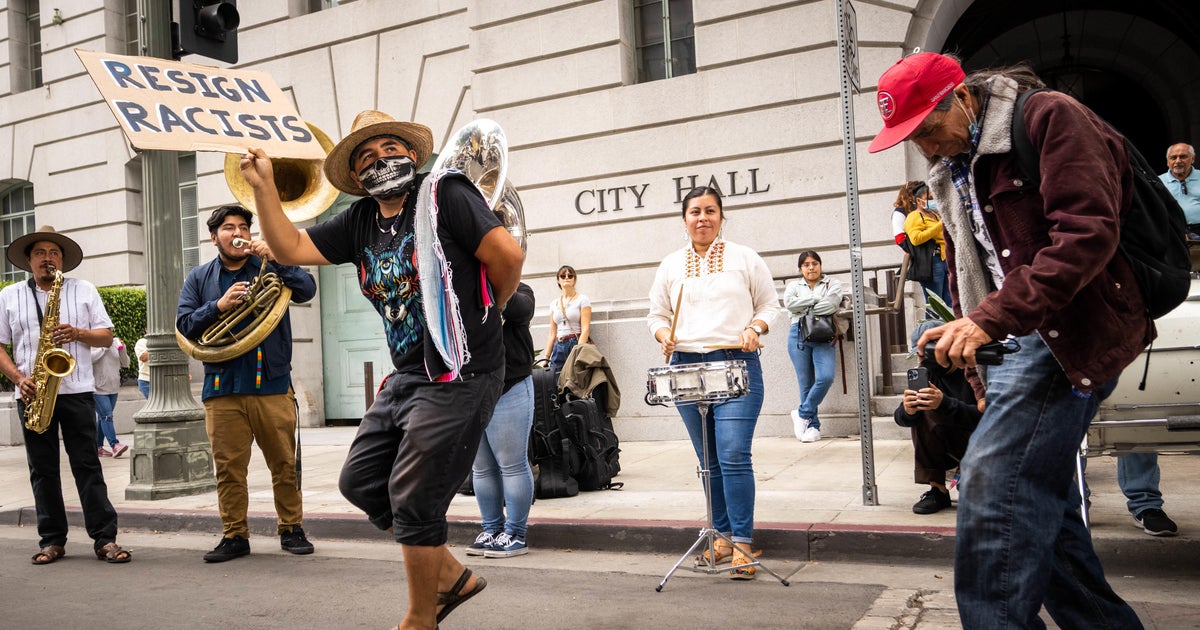 Protests continue outside of City Hall in wake of City Council scandal ...