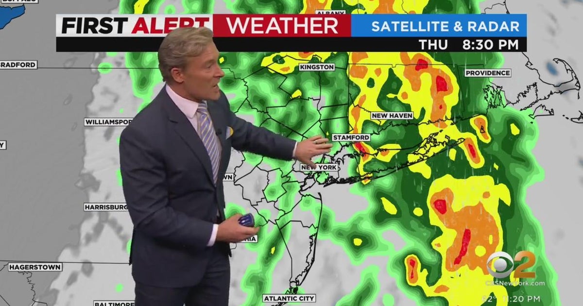 First Alert weather: CBS2 11 p.m. forecast - CBS New York