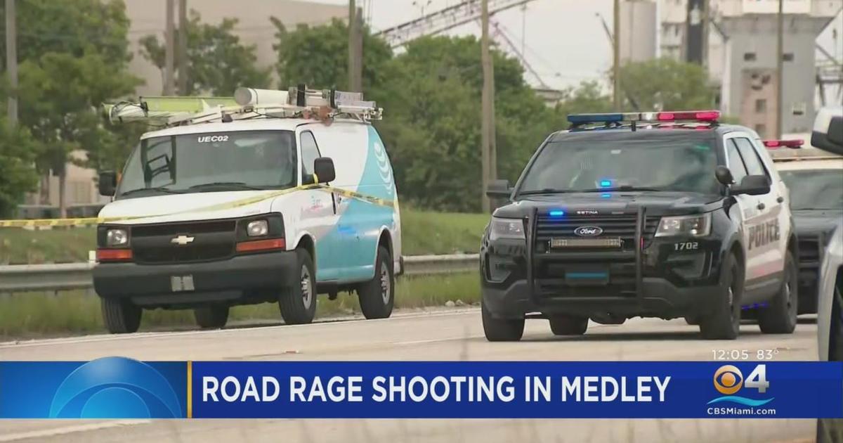 Male shot in highway rage incident in Medley