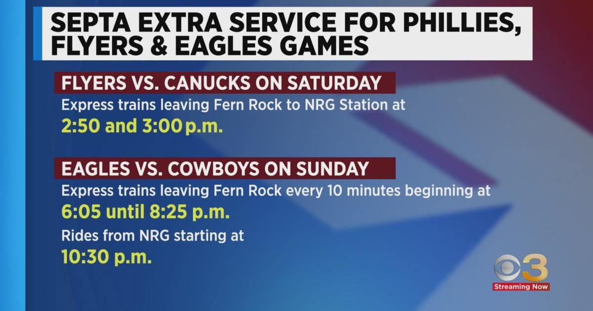 SEPTA's Broad Street Line express service returns for Sunday's