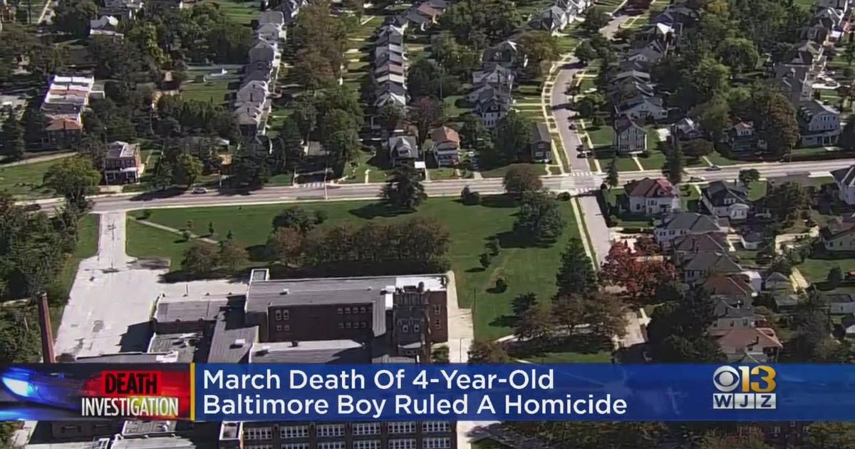 Death of 4-year-old ruled a homicide - CBS Baltimore