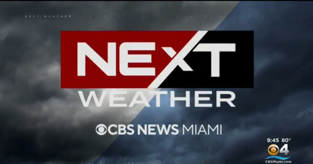 Showers in the weekend forecast - CBS Miami