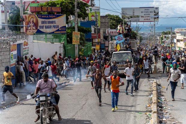HAITI-POLITICS-UNREST-PROTEST 
