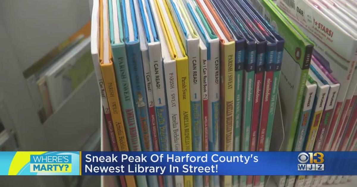 Where's Marty? Visiting Harford County's Newest Library - CBS Baltimore