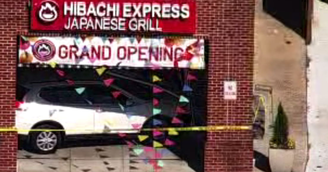 Car crashes into new Towson hibachi restaurant CBS Baltimore