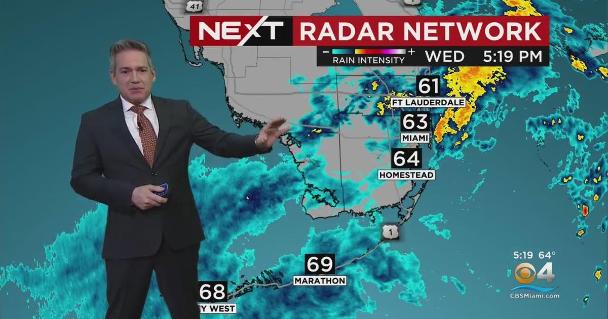 Next Weather Forecast For Wednesday 10 19 22 5pm Cbs Miami