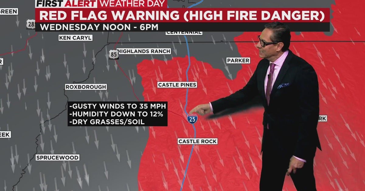 Warmth and wind elevate fire danger with weekend change coming - CBS ...