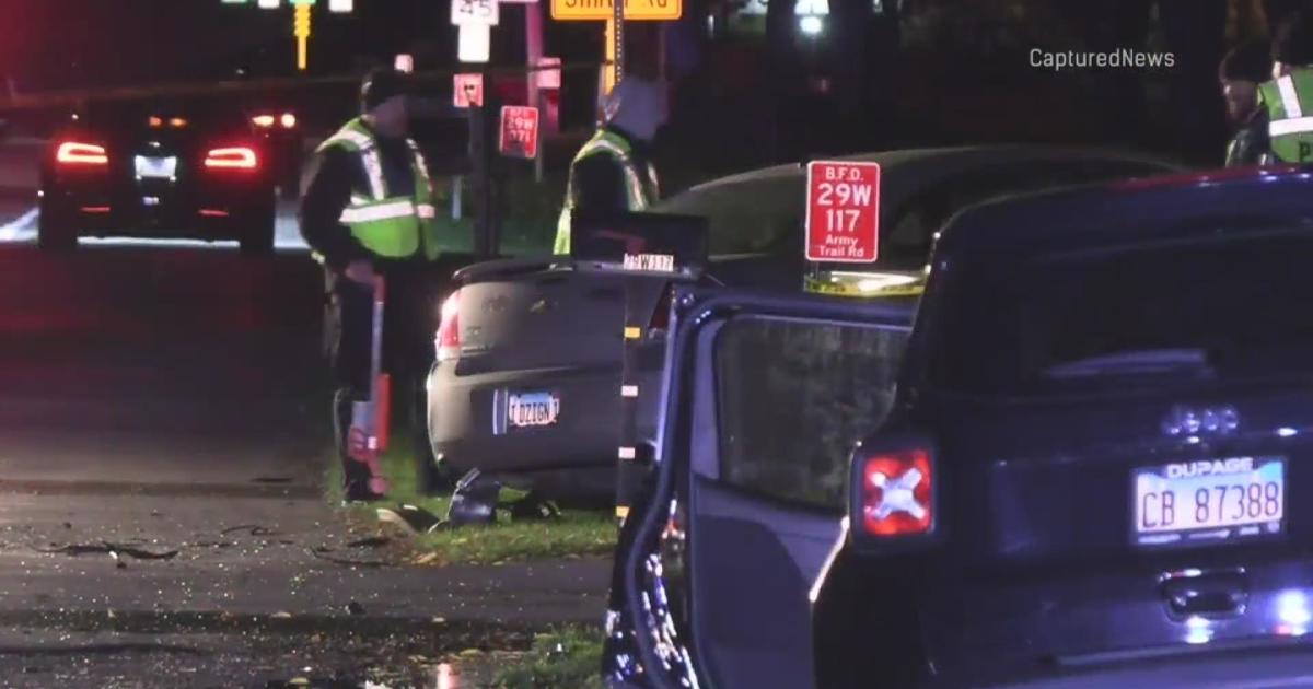 Crash near Bartlett leaves at least one person dead - CBS Chicago