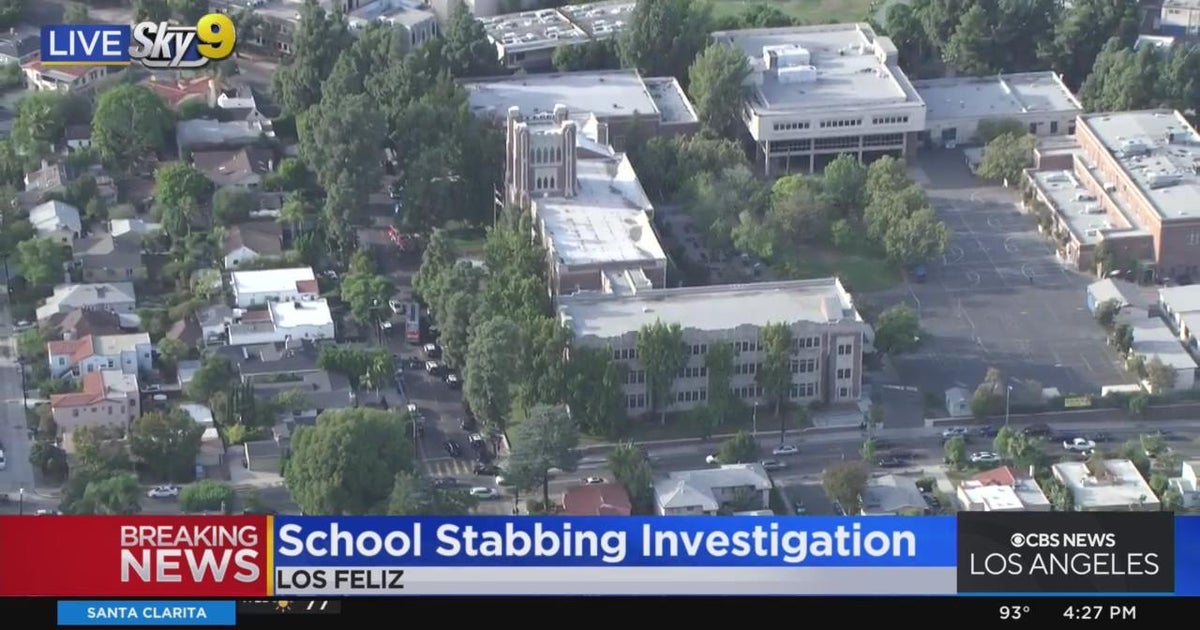 School Stabbing Investigation At John Marshall High School In Los Feliz School Stabbing Investigation At John Marshall High School In Los Feliz